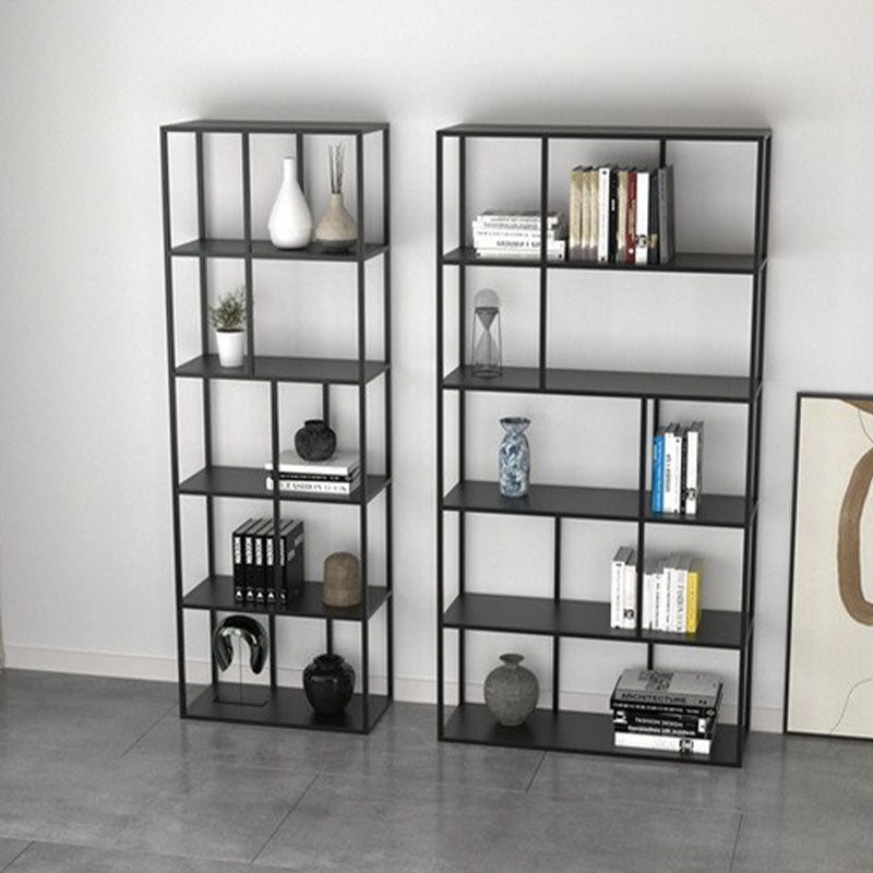 Modem & Contemporary Black Bookcase Etagere Metal Book Shelf