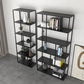 Modem & Contemporary Black Bookcase Etagere Metal Book Shelf