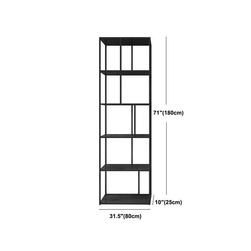 Modem & Contemporary Black Bookcase Etagere Metal Book Shelf