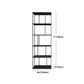 Modem & Contemporary Black Bookcase Etagere Metal Book Shelf