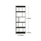 Modem & Contemporary Black Bookcase Etagere Metal Book Shelf
