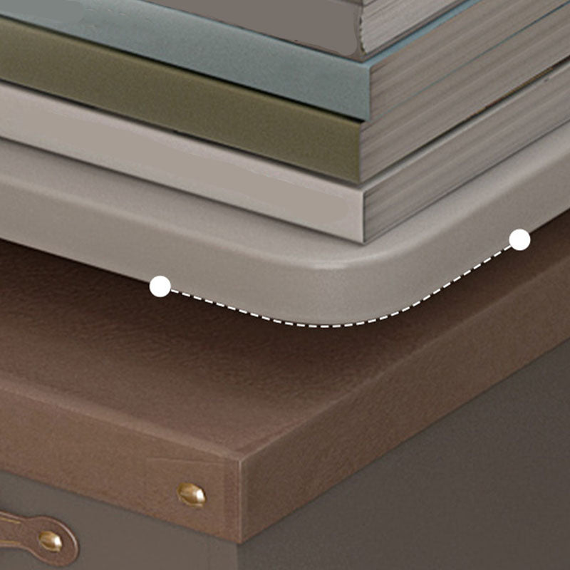 Étagère de livre géométrique contemporain avec étagères rectangulaires bibliothèque en bois