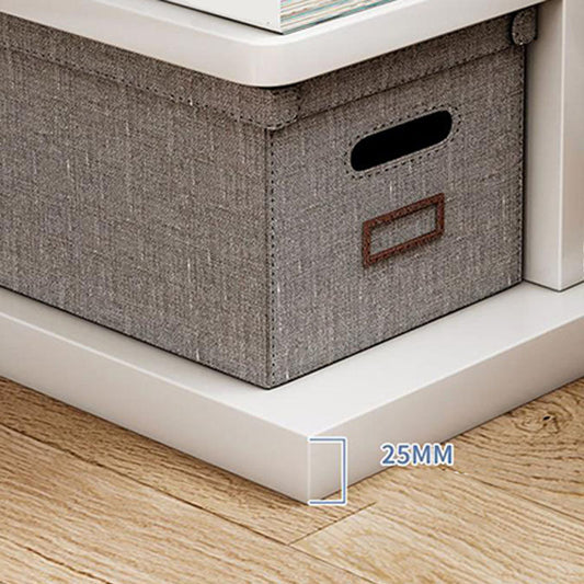 Scaffale di libri di legno di libreria geometrica contemporanea 11,8 "di larghezza