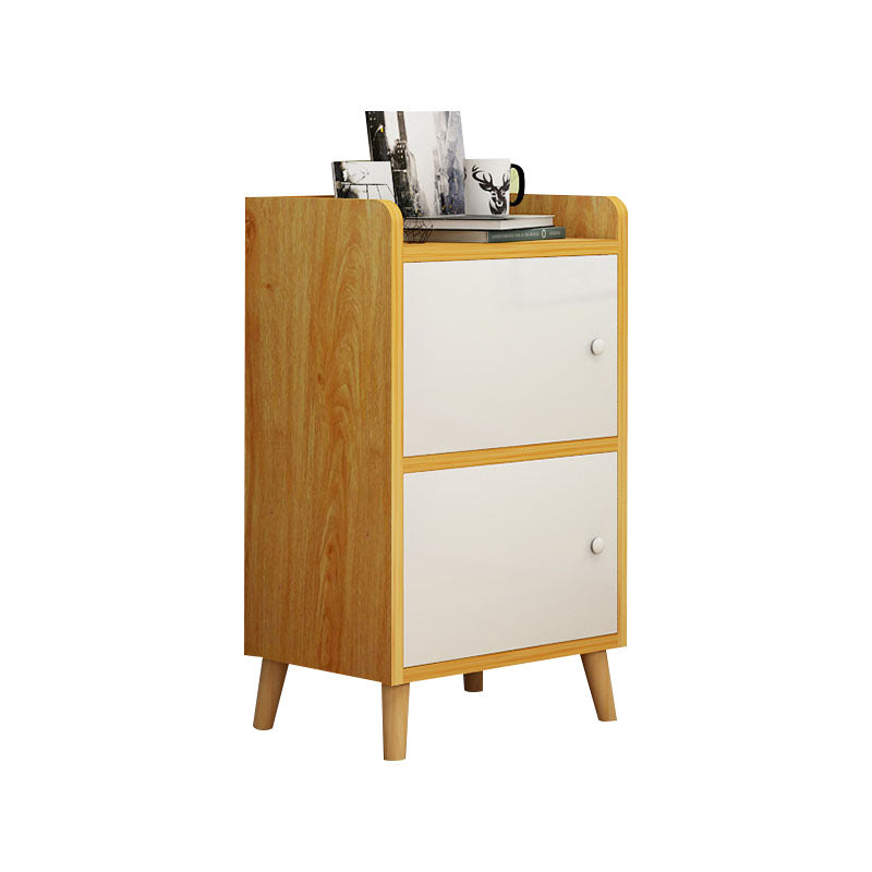9.4 "W moderne houten boekenplank gesloten achterste plank boekenkast met deuren