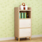 9.4 "W moderne houten boekenplank gesloten achterste plank boekenkast met deuren