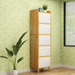 9.4 "W moderne houten boekenplank gesloten achterste plank boekenkast met deuren