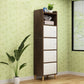 9.4 "W moderne houten boekenplank gesloten achterste plank boekenkast met deuren