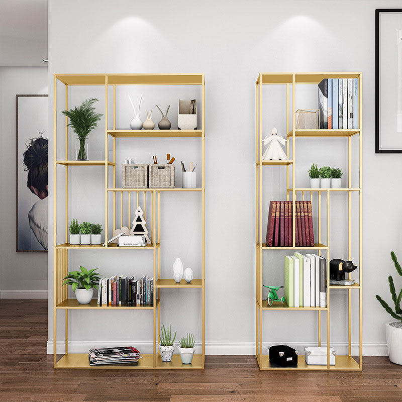 Libreria moderna in metallo etagere libreria a ripiana aperta in brunale-70,8 "h x 11,8" w