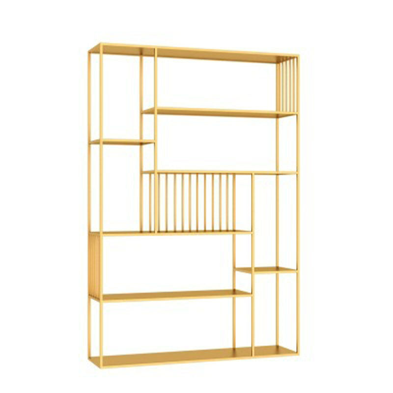 Libreria moderna in metallo etagere libreria a ripiana aperta in brunale-70,8 "h x 11,8" w