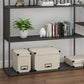 Libreria moderna in metallo etagere libreria a ripiana aperta in brunale-70,8 "h x 11,8" w