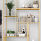 Libreria moderna in metallo etagere libreria a ripiana aperta in brunale-70,8 "h x 11,8" w