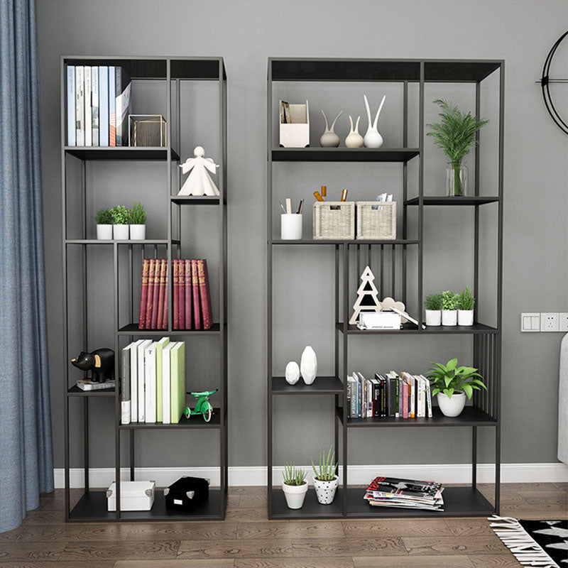 Libreria moderna in metallo etagere libreria a ripiana aperta in brunale-70,8 "h x 11,8" w
