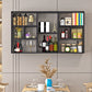 Contemporary Wooden Shelf Bookcase Wall Mounted Floating Bookcase