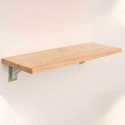 Natural Contemporary Floating Bookshelf Wall Mounted Wooden Shelf 78.7"L x 9.8"W x 1.1"H Clearhalo 'Bookcases' 'furn' 'furn_bookcases' 'Furniture' 'Office Furniture' 5742012