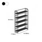 Standard Steel Bookshelf Modern Bookcase Storage and Display Shelves Clearhalo 'Bookcases' 'furn' 'furn_bookcases' 'Furniture' 'Office Furniture' 5742164