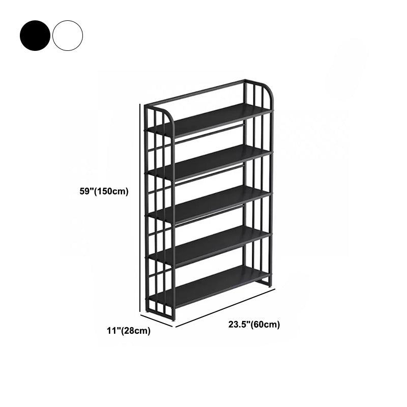 Standard Steel Bookshelf Modern Bookcase Storage and Display Shelves Clearhalo 'Bookcases' 'furn' 'furn_bookcases' 'Furniture' 'Office Furniture' 5742164