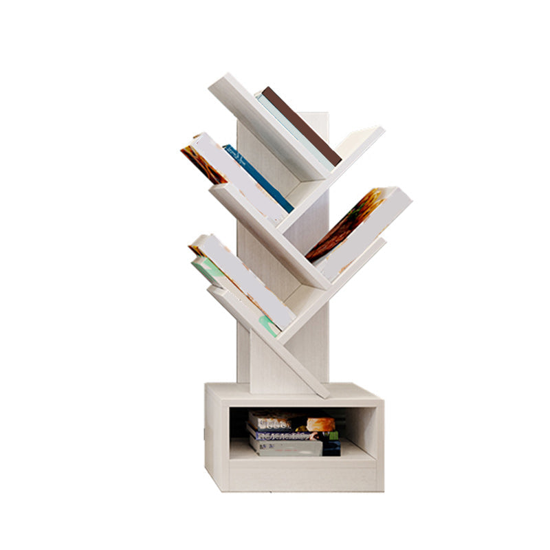 Libreria moderna in legno geometrica libreria chiusa a brunish