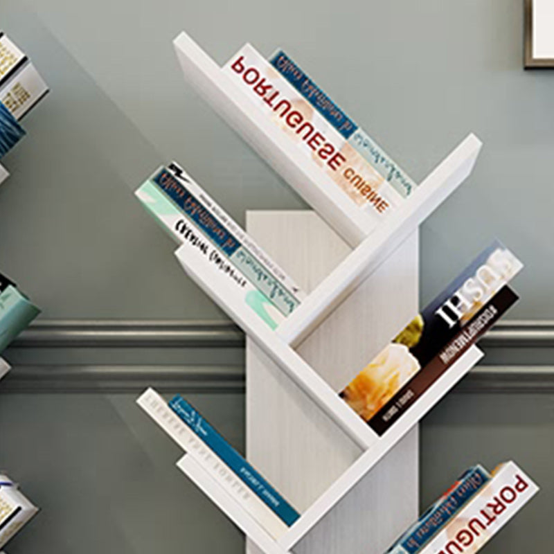 Libreria moderna in legno geometrica libreria chiusa a brunish