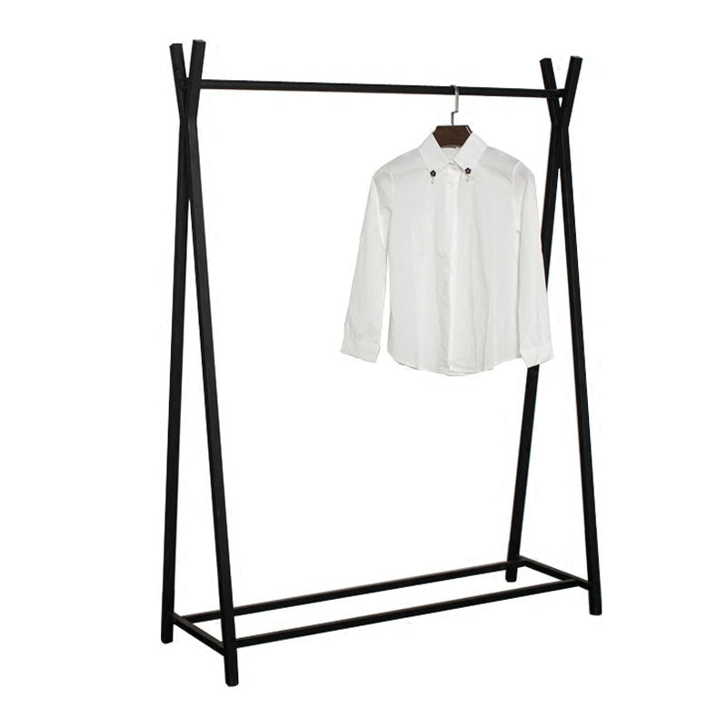 Industrial Metal Hall Stand Entry Hall Tree with Cross Shape Clearhalo 'Entry & Mudroom Furniture' 'furn' 'furn_hall_tree_coat_racks' 'Furniture' 'Hall Trees & Coat Racks' 'hall_tree_coat_racks' 5742438