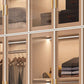 Kleiderschrank zeitgenössischer Stil weiße Farbe Holzgarderobe Schrank für Zuhause