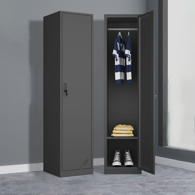 Scharnierende garderobe armoire eigentijdse metalen opbergkast voor thuis