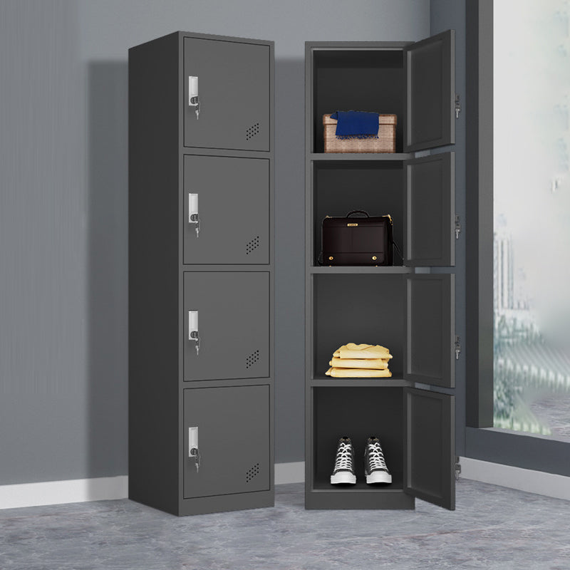 Scharnierende garderobe armoire eigentijdse metalen opbergkast voor thuis