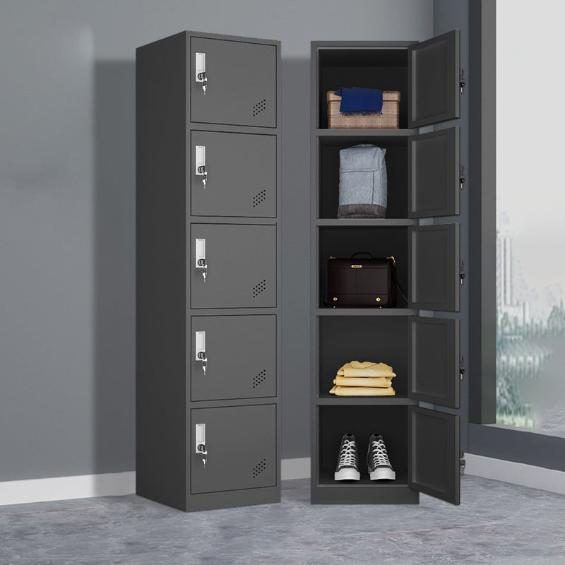 Scharnierende garderobe armoire eigentijdse metalen opbergkast voor thuis