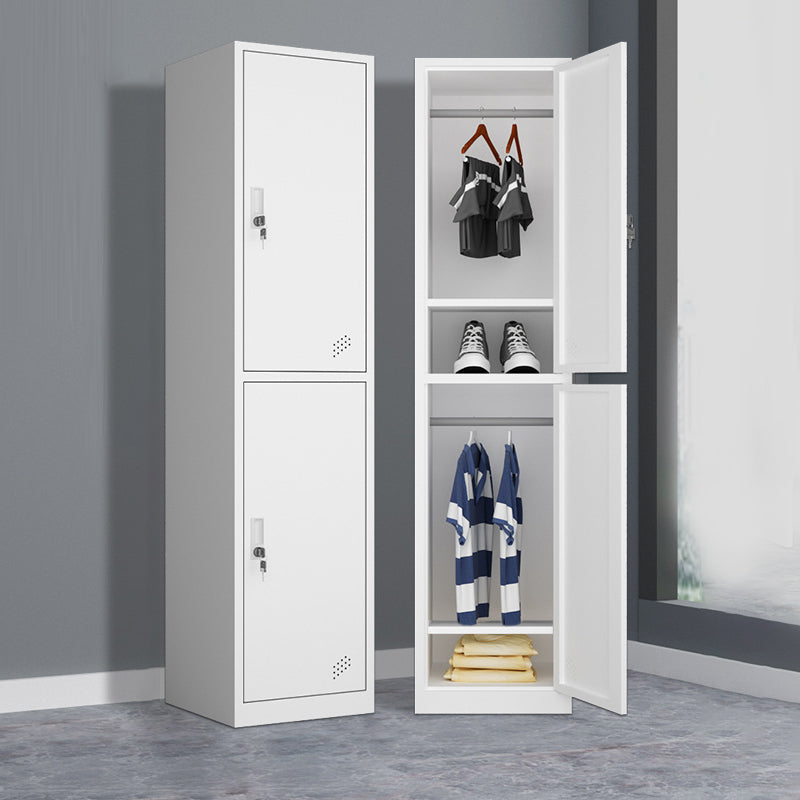 Scharnierende garderobe armoire eigentijdse metalen opbergkast voor thuis