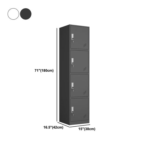 Scharnierende garderobe armoire eigentijdse metalen opbergkast voor thuis
