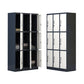 Contemporary Wardrobe Metal Freestanding Wardrobe Closet with Locks White-Gray 9 Clearhalo 'Armoires & Wardrobes' 'armoires_wardrobes' 'Bedroom Furniture' 'furn' 'furn_armoires_wardrobes' 'Furniture' 5742635