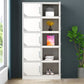 Contemporary Wardrobe Metal Freestanding Wardrobe Closet with Locks White 10 Clearhalo 'Armoires & Wardrobes' 'armoires_wardrobes' 'Bedroom Furniture' 'furn' 'furn_armoires_wardrobes' 'Furniture' 5742643