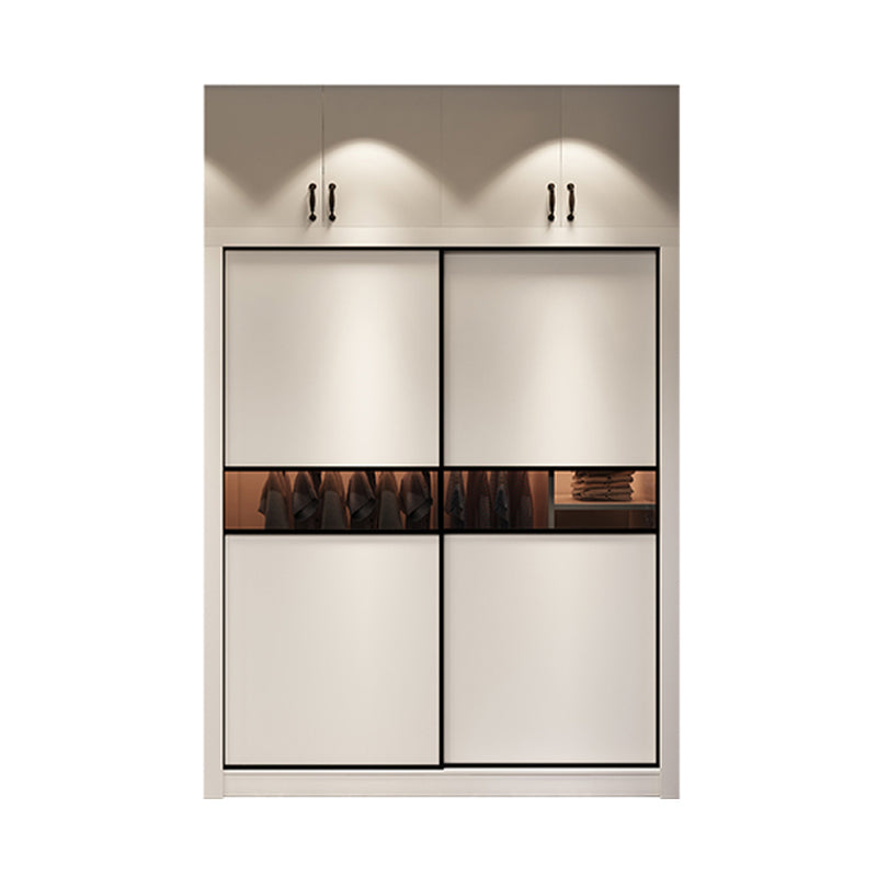 Eigentijdse garderobe armoire houten garderobe kast met planken