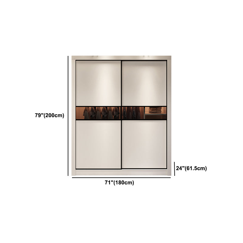 Eigentijdse garderobe armoire houten garderobe kast met planken