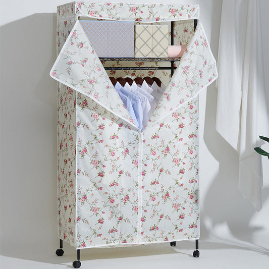 Hedendaagse stijl garderobe metaal verstelbare planken garderobe kast