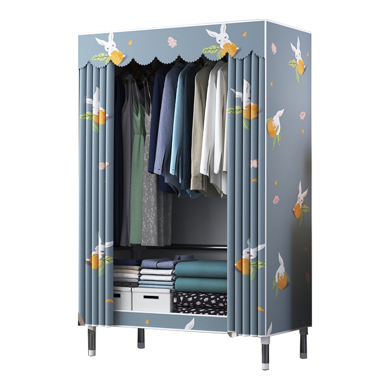 Hedendaagse stijl Garderobe Metal 1-deurs Garderobe Closet voor thuis