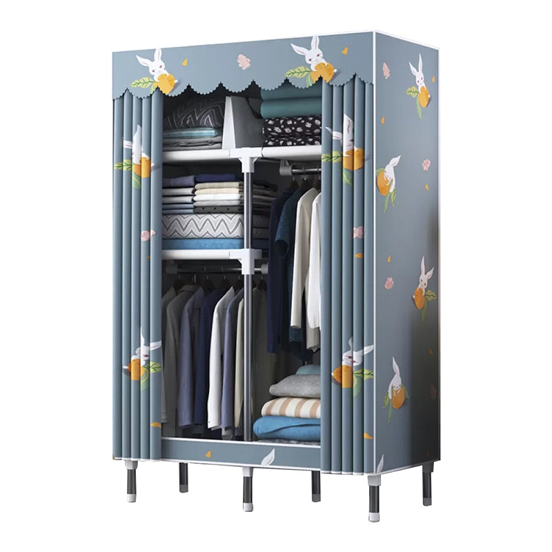 Hedendaagse stijl Garderobe Metal 1-deurs Garderobe Closet voor thuis