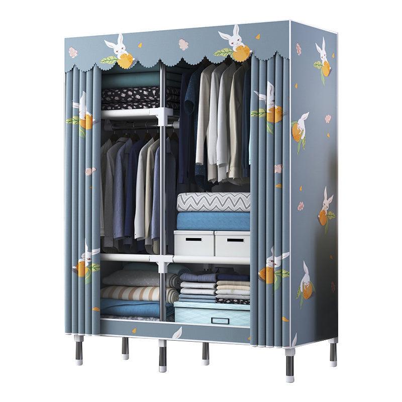 Hedendaagse stijl Garderobe Metal 1-deurs Garderobe Closet voor thuis