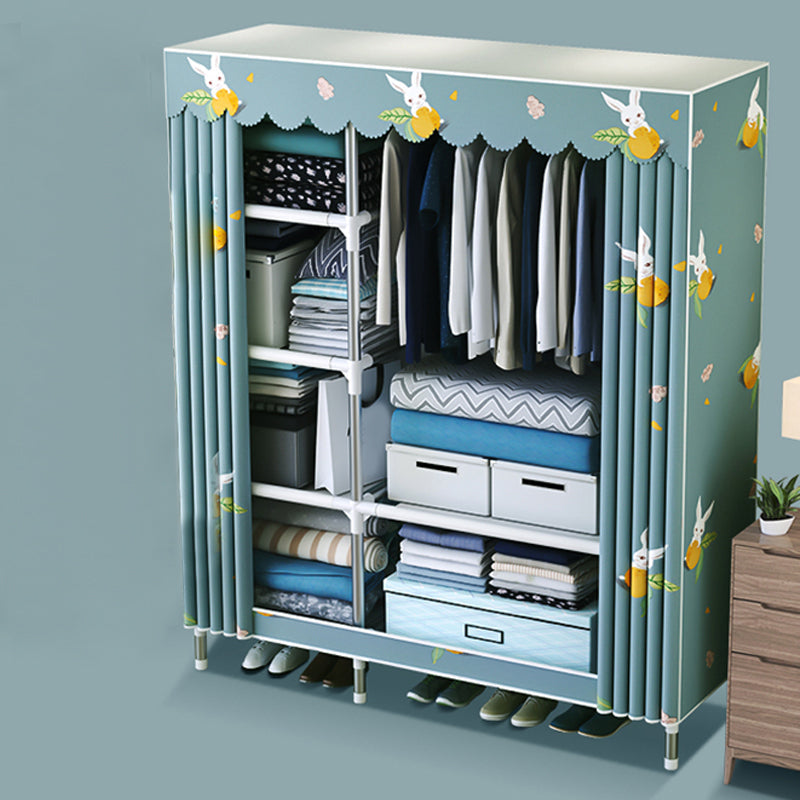 Hedendaagse stijl Garderobe Metal 1-deurs Garderobe Closet voor thuis