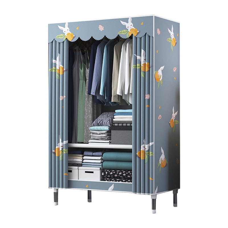 Hedendaagse stijl Garderobe Metal 1-deurs Garderobe Closet voor thuis