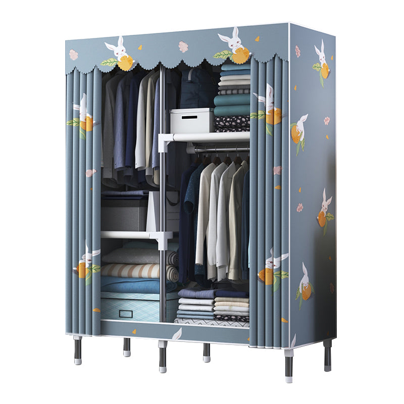 Hedendaagse stijl Garderobe Metal 1-deurs Garderobe Closet voor thuis