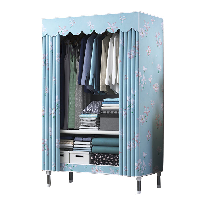 Hedendaagse stijl Garderobe Metal 1-deurs Garderobe Closet voor thuis
