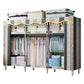Contemporary Style Wardrobe Metal 1 Door Wardrobe Closet With Shelves