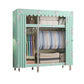 Contemporary Style Wardrobe Metal 1 Door Wardrobe Closet With Shelves