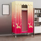 Modern Style Wardrobe Metal 1-Door Wardrobe Closet for Bedroom