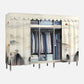 Modern Style Wardrobe Metal 1-Door Wardrobe Closet for Bedroom
