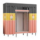 Modern Style Wardrobe Metal 1-Door Wardrobe Closet for Bedroom