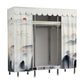 Modern Style Wardrobe Metal 1-Door Wardrobe Closet for Bedroom
