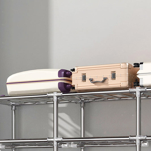 Armadio di guardaroba in stile moderno in metallo a 1 porte armadio per camera da letto