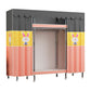 Modern Style Wardrobe Metal 1-Door Wardrobe Closet for Bedroom