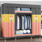 Modern Style Wardrobe Metal 1-Door Wardrobe Closet for Bedroom